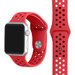 Curea iUni compatibila cu Apple Watch 1/2/3/4/5/6/7, 44mm, Silicon Sport, Red
